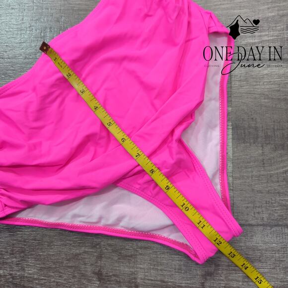 Adisputent High Waist Flounce Bikini Swimsuit Size M - Picture 6 of 7